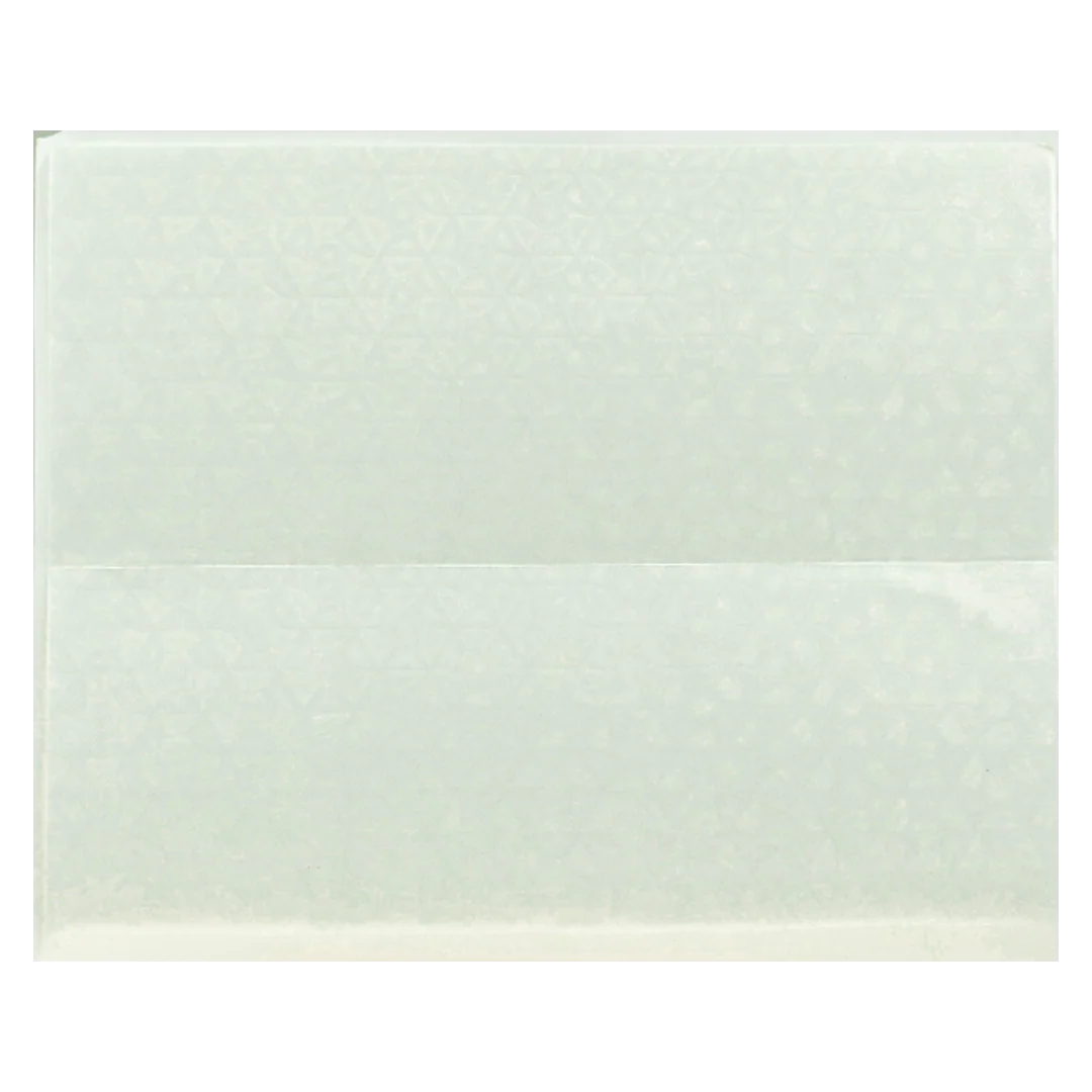 White Gold Foil Floral Wedding Card-KNK3686 - Image 5