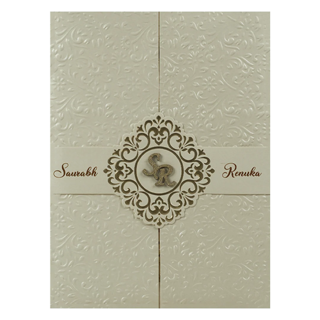 White Lace Wedding Card-KSI64710 - Image 3