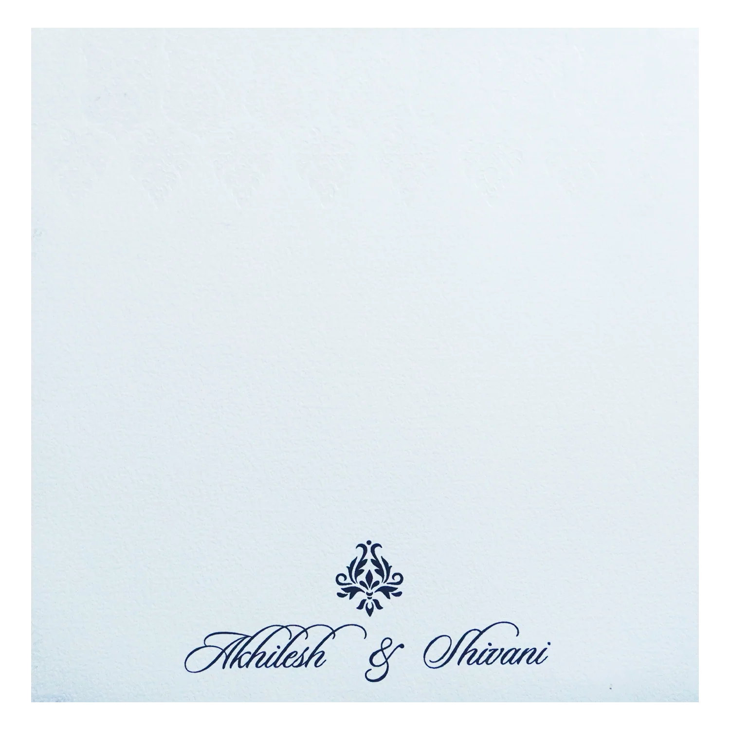 White MDF Single Invitation-KRCS7070 - Image 3