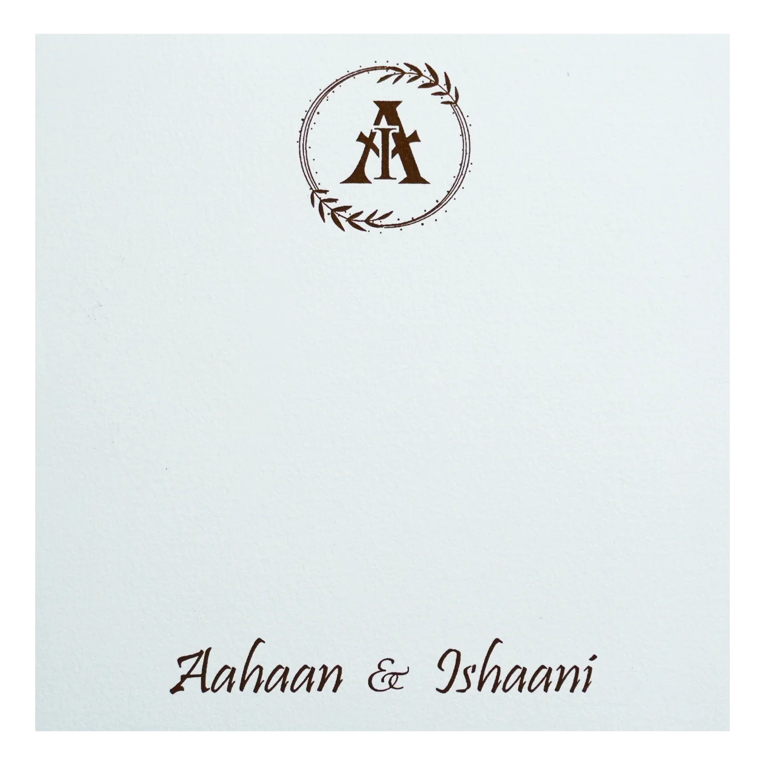 White Peacock Theme Invitation-KRC30200 - Image 4