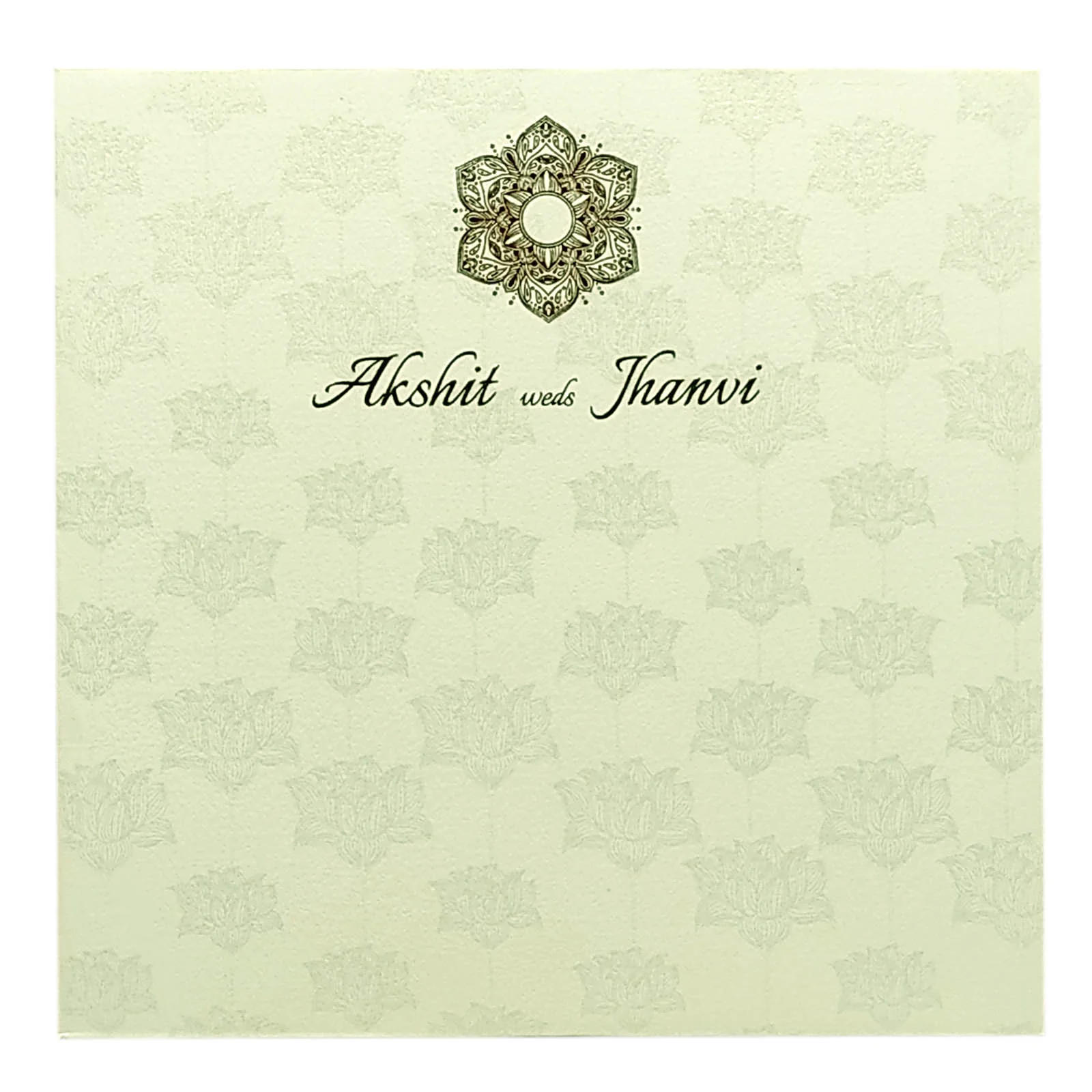 White Pink Floral Invitation Card-KRC29401 - Image 4