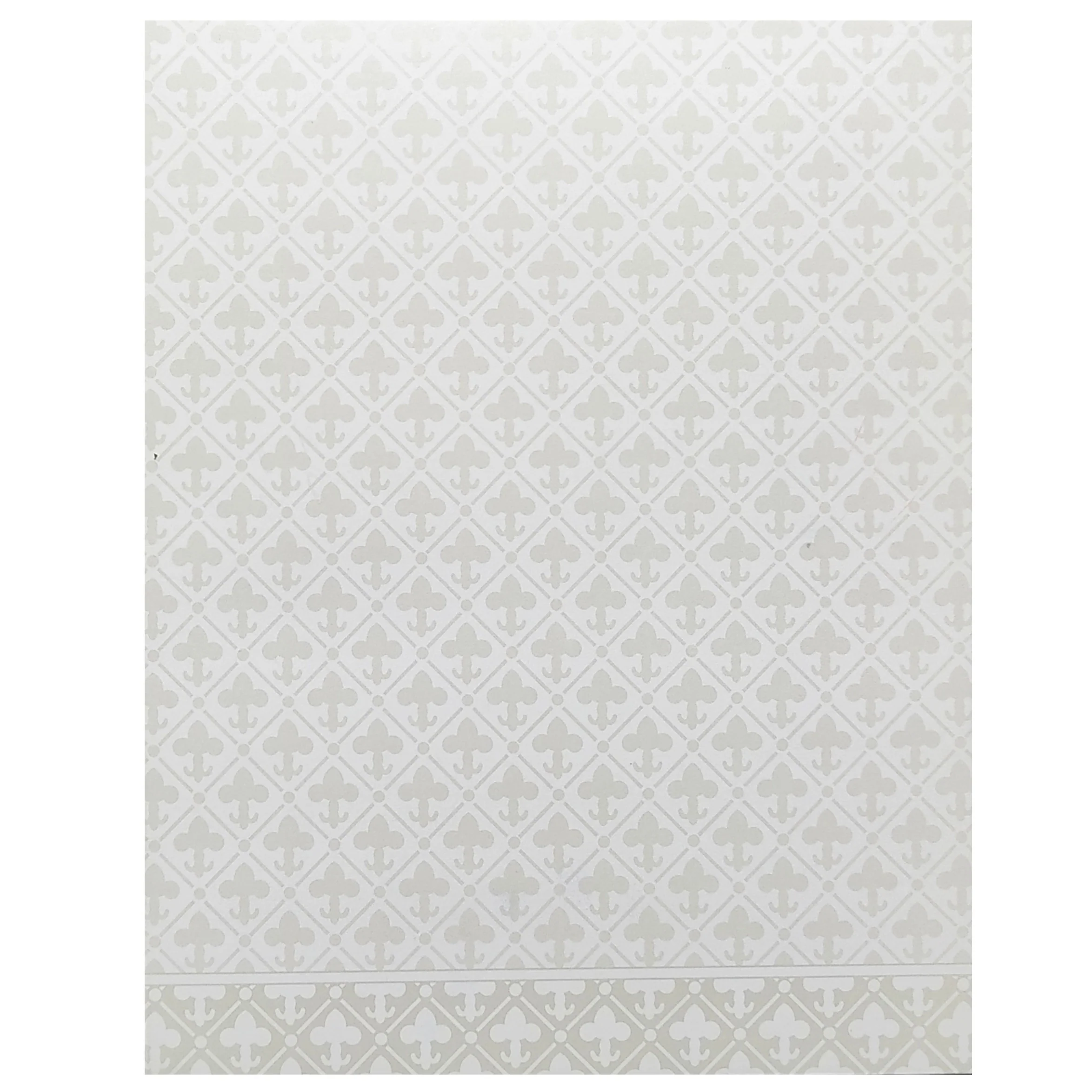 White Traditional Die Cut Invitation-KNK4104W - Image 4