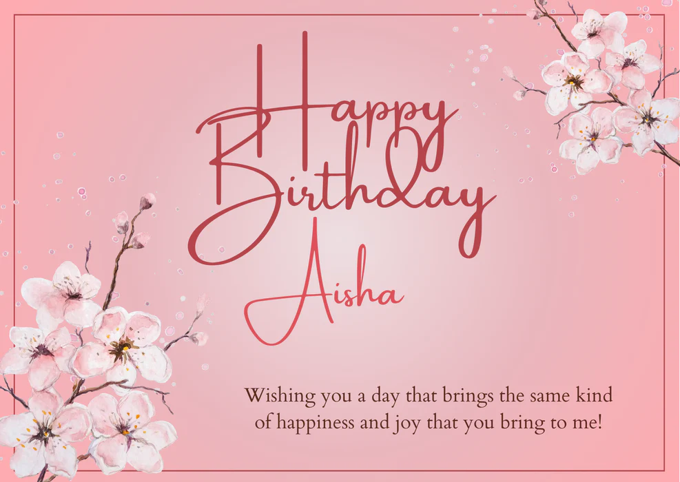 White Flowers Birthday Cards For Her Invitation-AABCS001 - Image 2