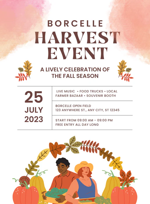 White Harvest Shopping Event Invitation-AASHE005 - Image 2