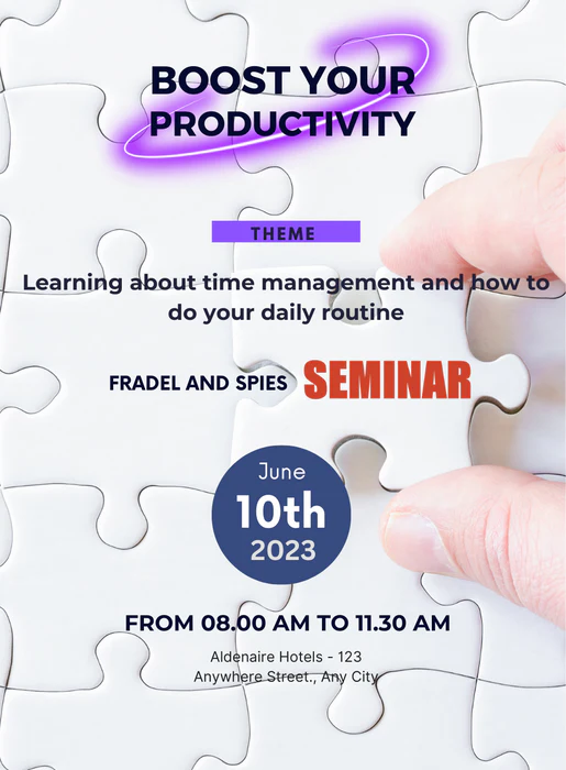 White Puzzle Seminar Invitation-AASMI008 - Image 2