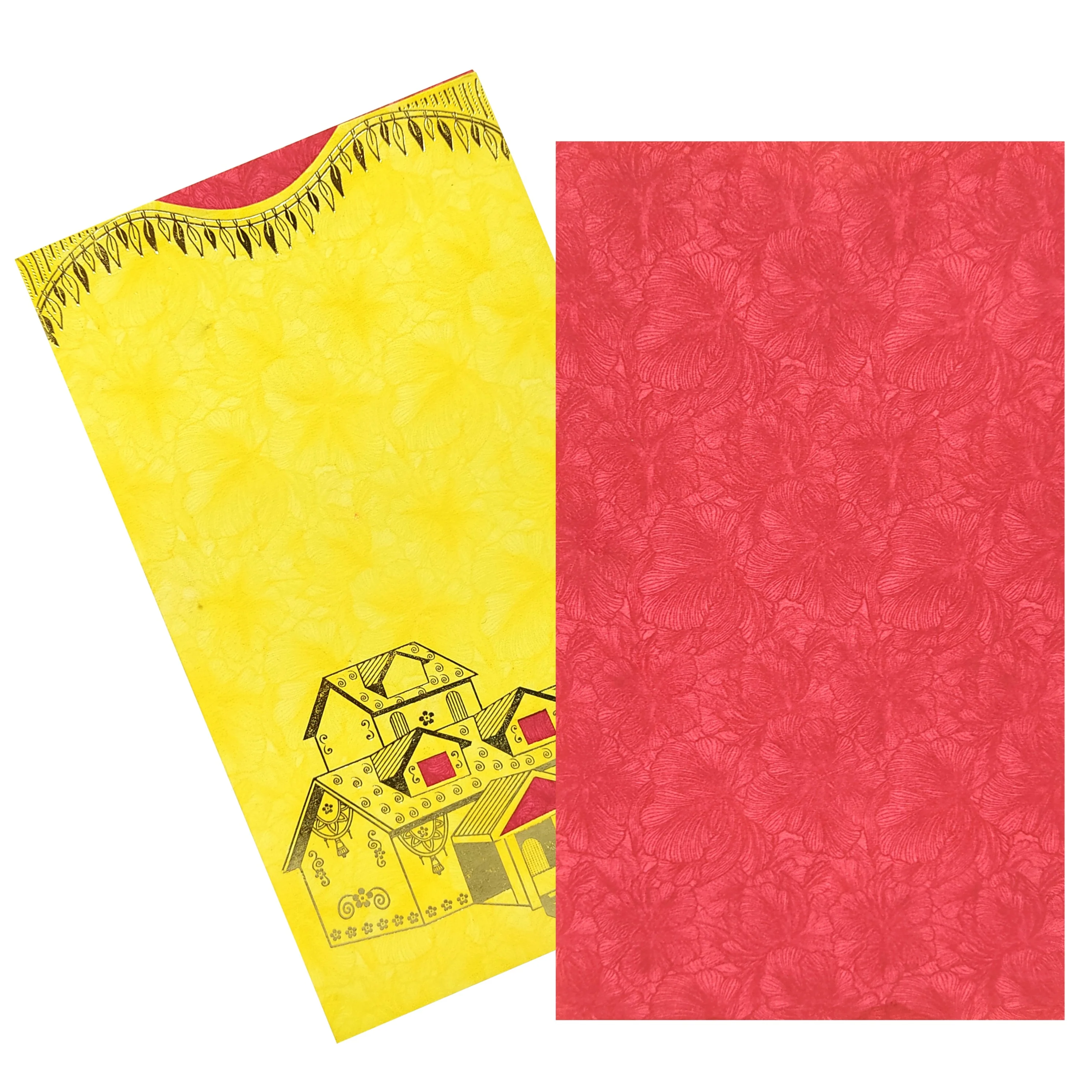 Yellow House Warming Invitation Card-KADS0008